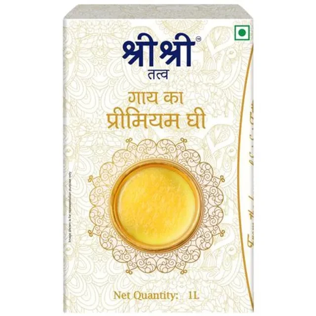 Sri Sri Tattva Premium Cow Ghee - For Better Digestion and Immunity, 1 L Ceka Pack-9.webp